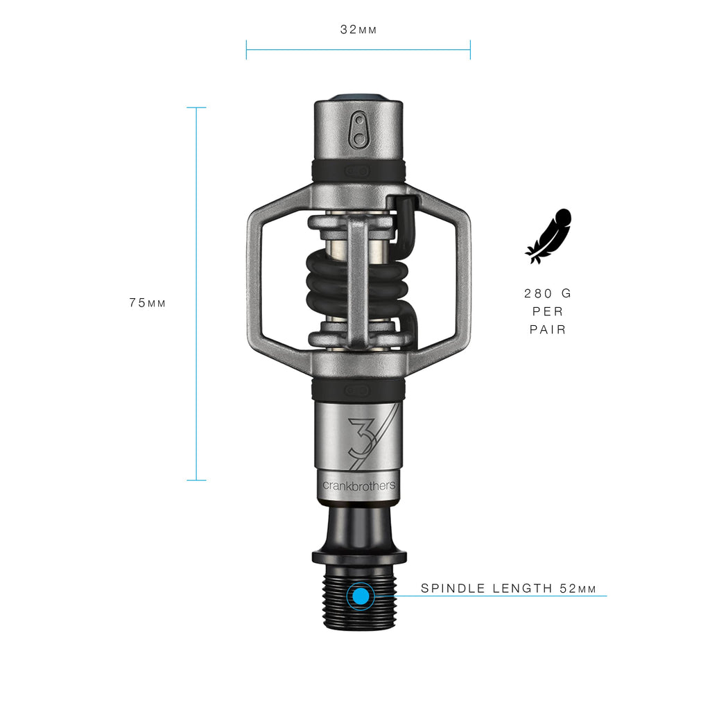 Crankbrothers Mtb Pedals Eggbeater 3 Black