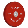 Cap Barbell Best Olympic Bumper Plate, Red, 55 Lb Single