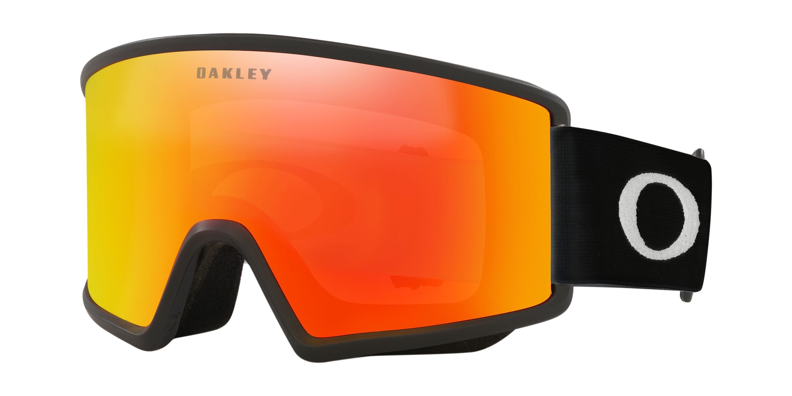 Oakley Man Sunglasses Matte Black Frame, Fire Iridium Lenses, MM