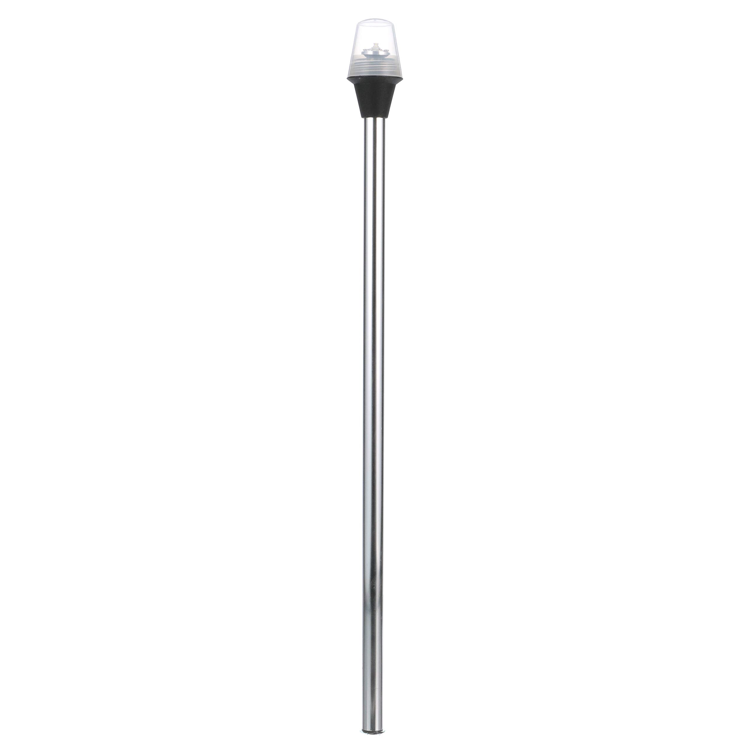 Seachoice LED All-Round Light for Boating, Stow-A-Way Aluminum Light, 24-1/8 in.
