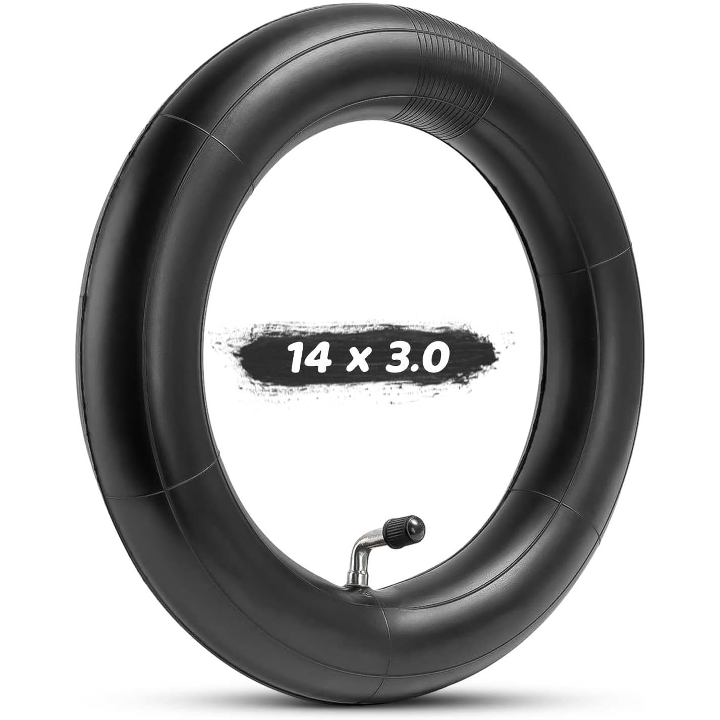 14x3.0 Tube with Bent Valve for Ebike 14x3 Inner Tube Thickened Design for Electric Bike