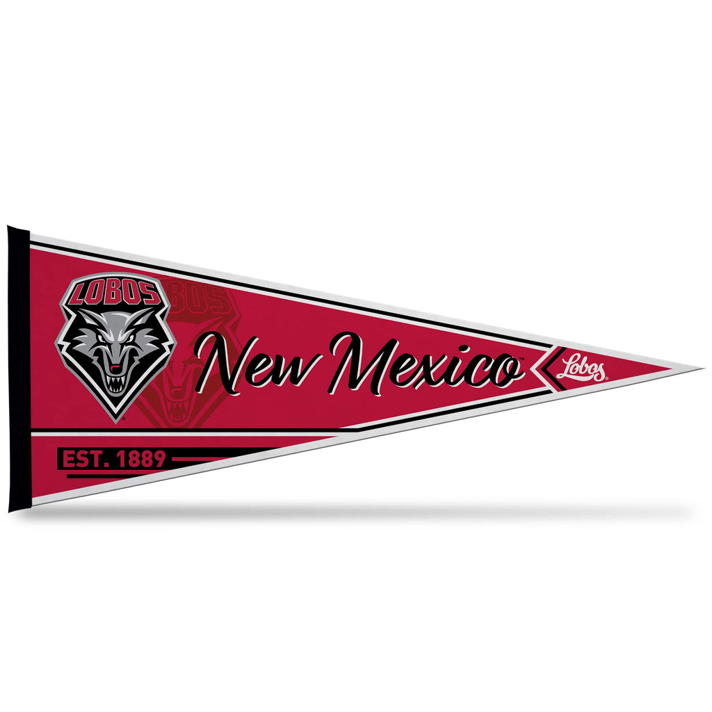Rico Industries Ncaa New Mexico Lobos Classic 12'' X 30'' Felt Wall D  Cor Pennant - Great For Home/Bed Room/Man Cave D  Cor