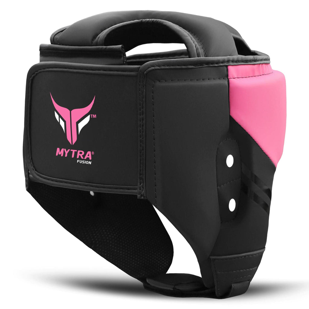 Mytra Fusion Boxing Headgear - Sparring Gear With Adjustable Strap Mma, Muay Thai, Kickboxing, Martial Arts, Karate, Head Gear (