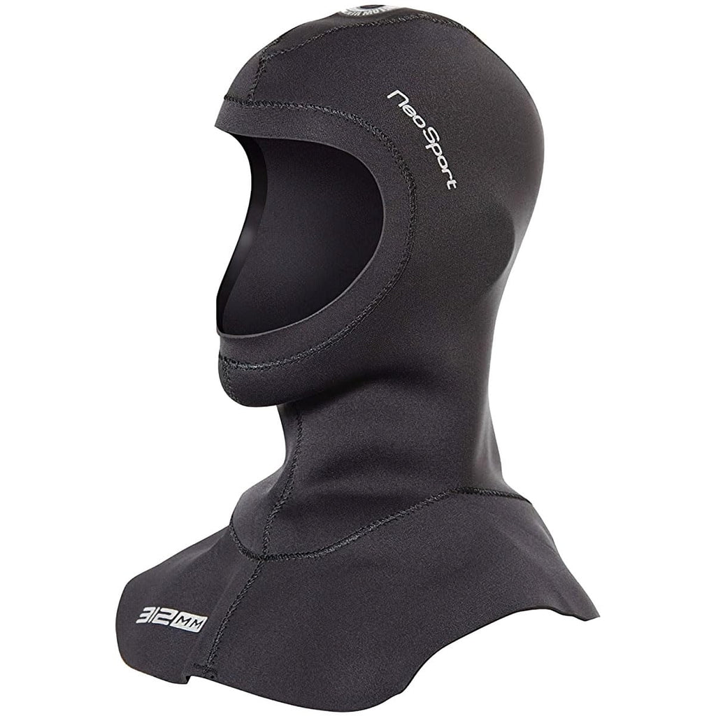 Neo Sport Multi-Density Wetsuit Hood Available In Three Thicknesses 3/2Mm - 5/3Mm - 7/5Mm With Flow Vent To Eliminate Trapped Ai
