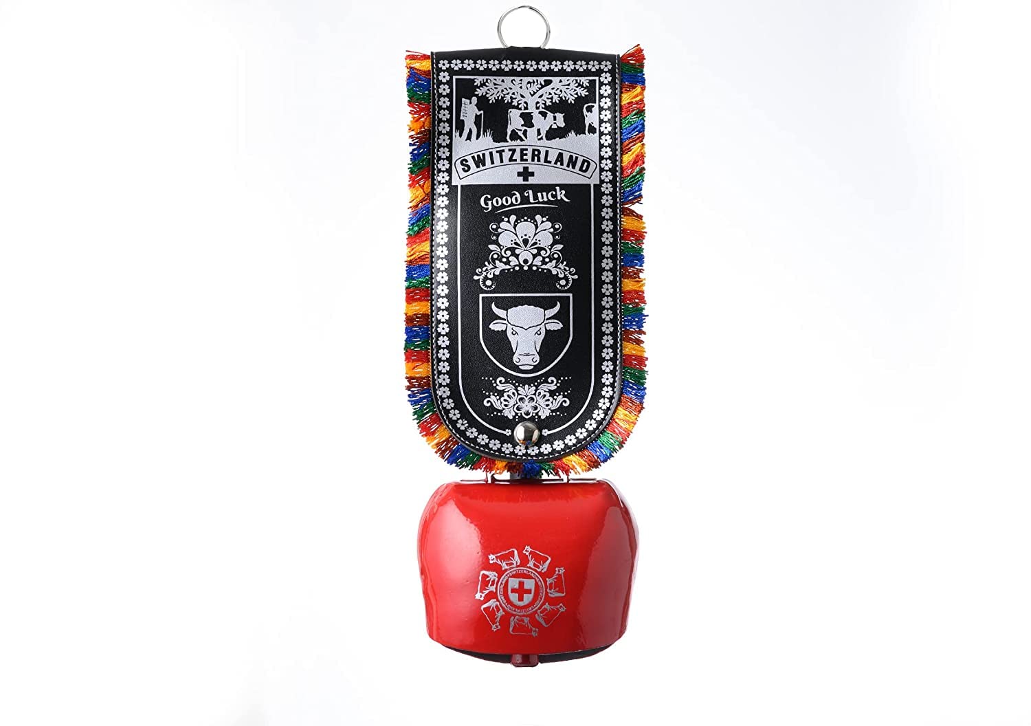 Tej Gifts Swiss Cow Bell  Metal Vastu Bell, Ddlj Style Hanging Bell Key Chain, Car & Door Hanging, Religious Wall DCor & Good L
