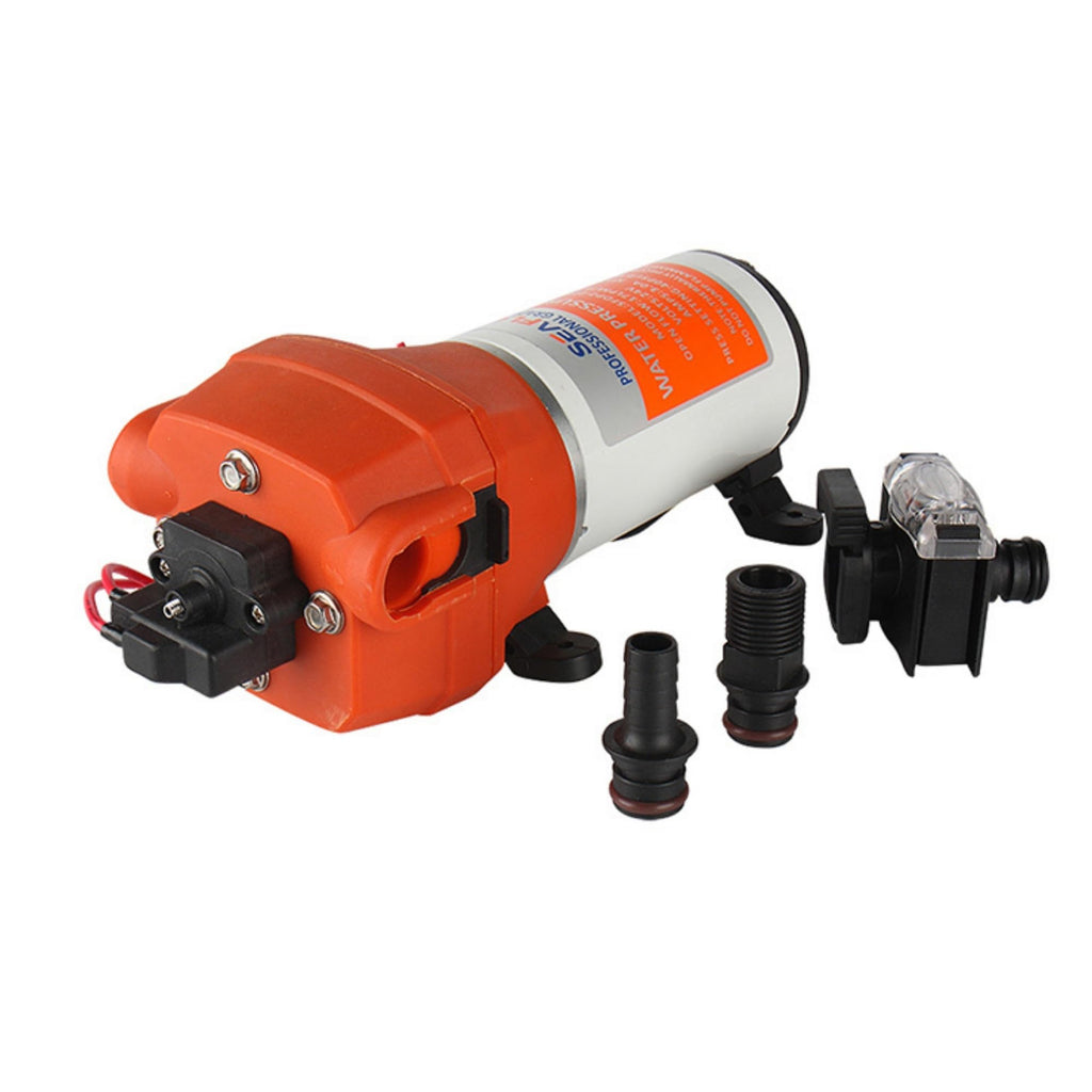 New 12V Water Pressure Diaphragm Pump 4.5Gpm 17 L/Min 40 Psi Caravan/Rv/Boat/Marine
