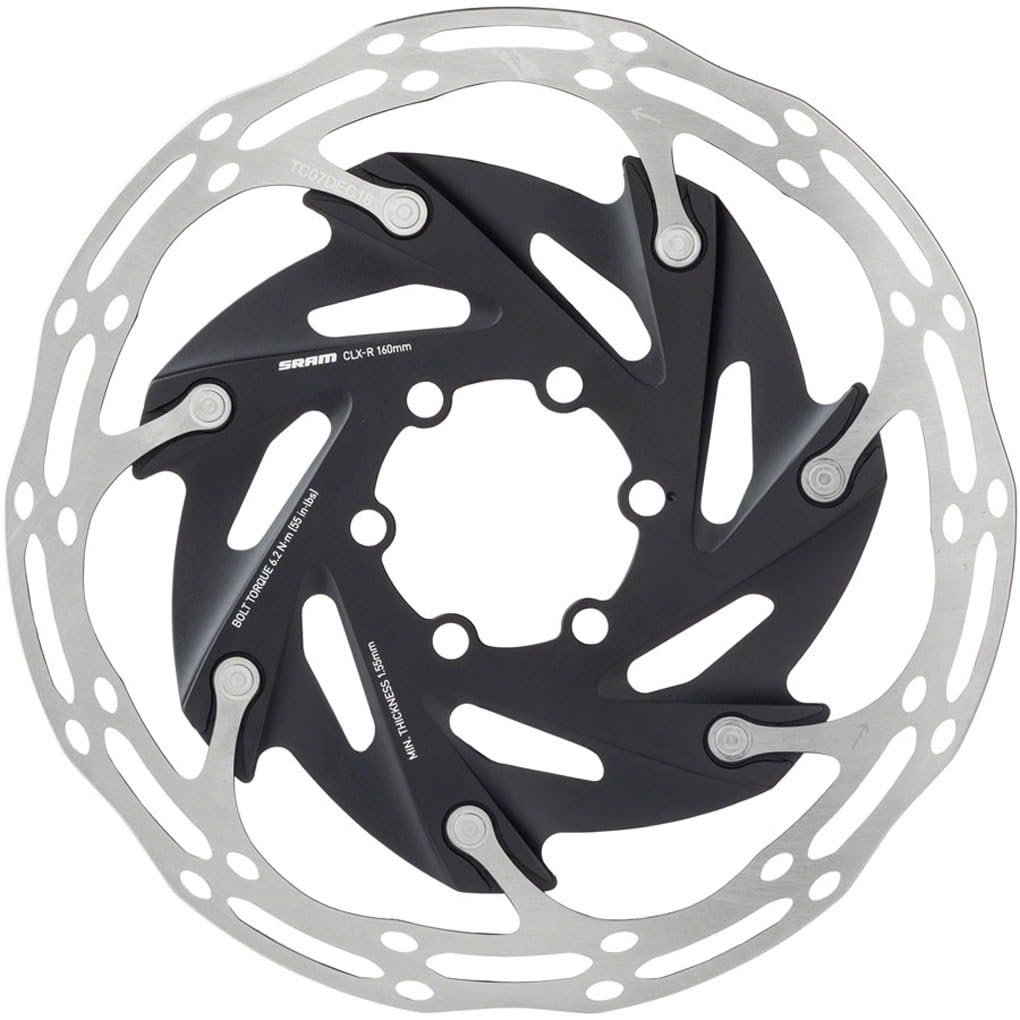 Sram Centerline Xr Disc Brake Rotor - 140Mm, 6-Bolt, Silver/Black