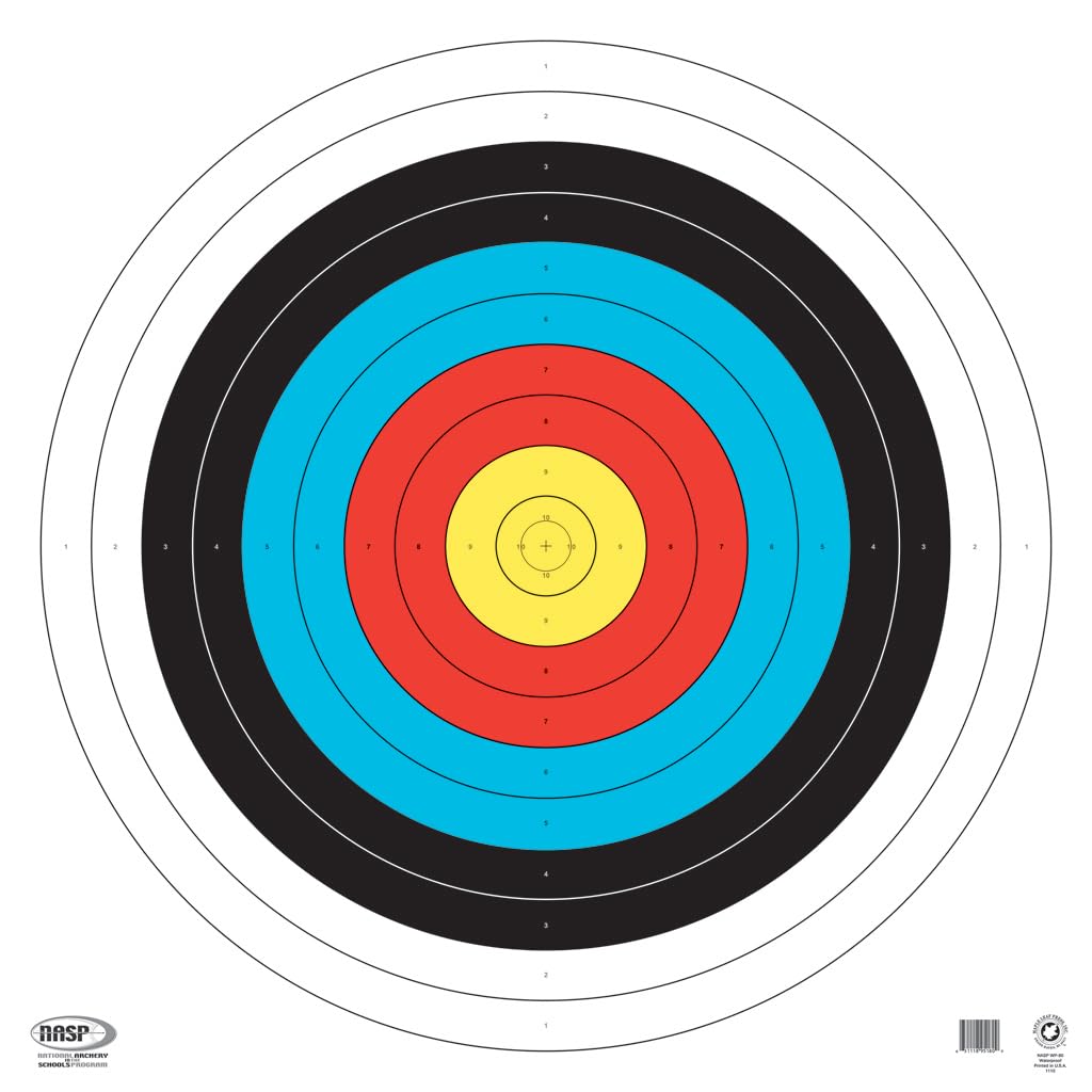 Maple Leaf Press Nasp Waterproof Target (25 Pack), Assorted, 80cm