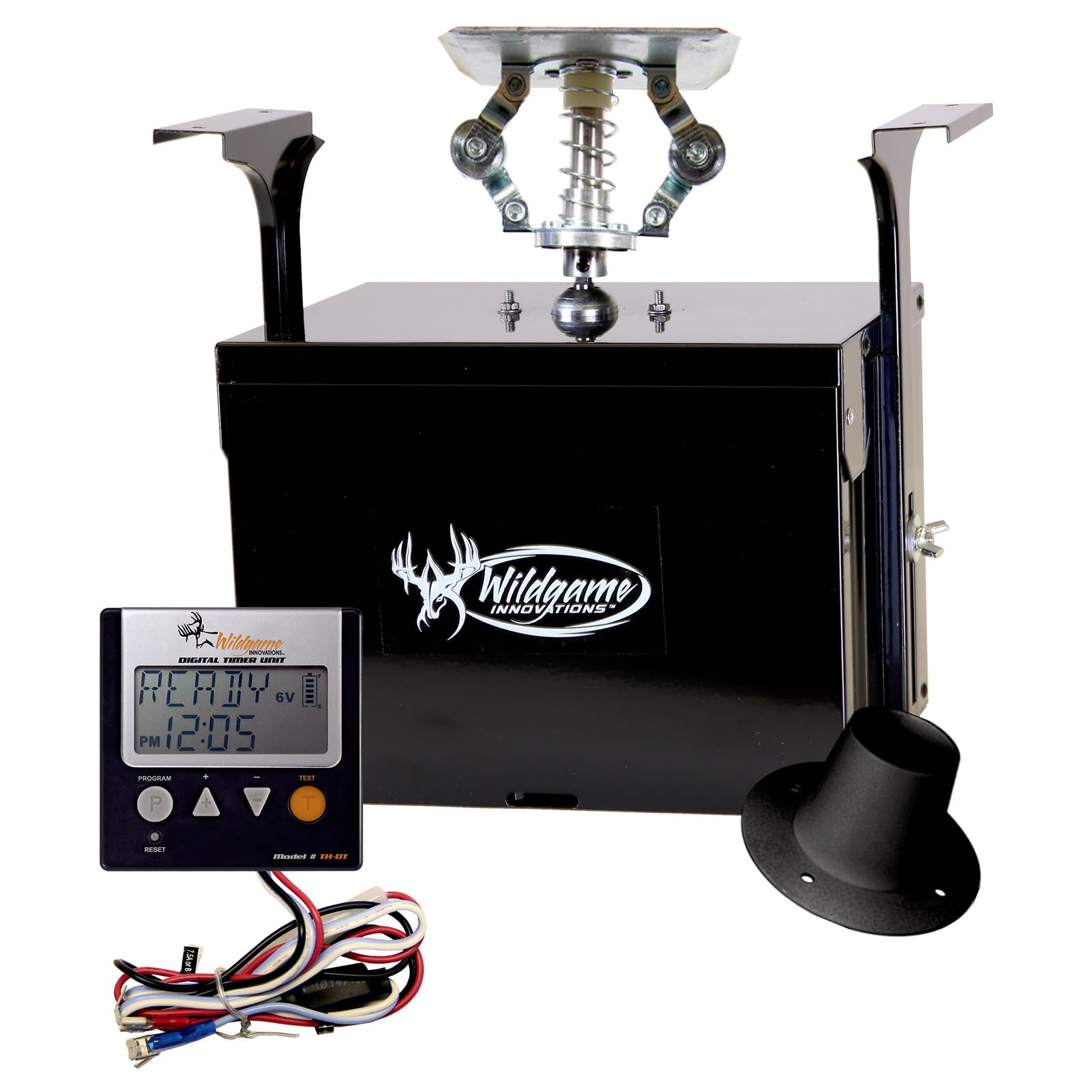 Wildgame Innovations Evolution Feeder 12V Digital Power Control Unit for Deer Hunting | Varmint-Proof Programmable Feeder Kit wi
