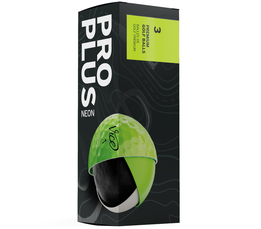 Vice Pro Plus Golf Balls (2025 Model) (Lime)