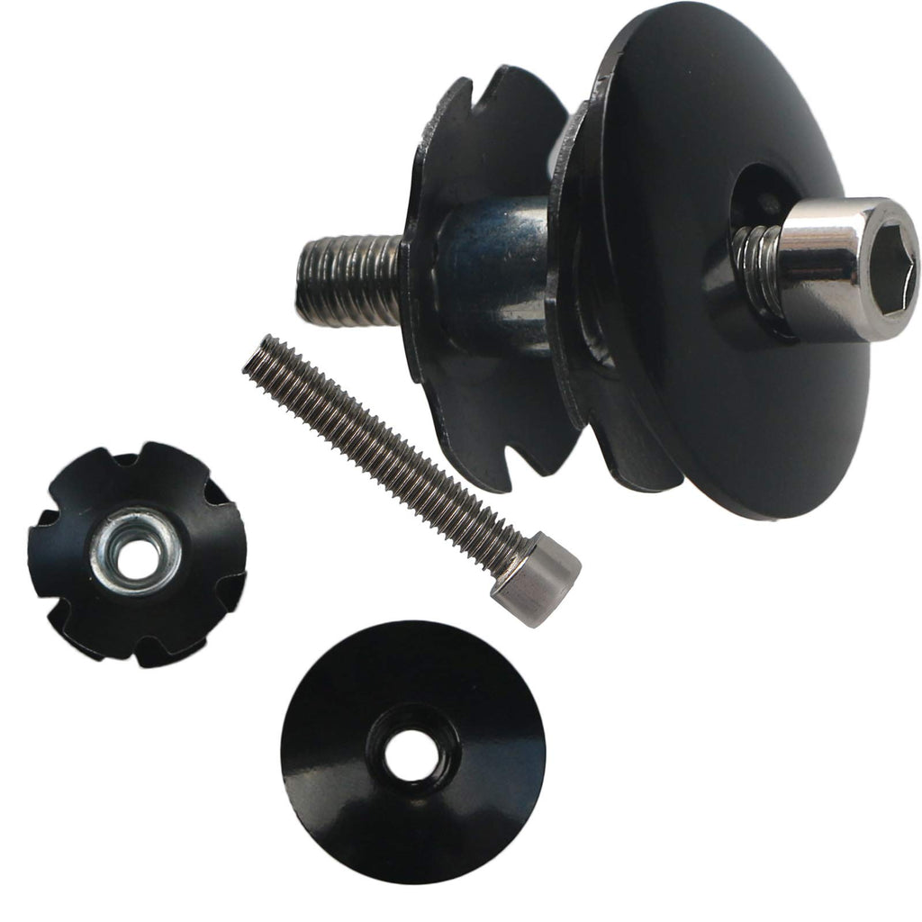 Ganopper Bicycle Headset Stem Top Cap Cover Bolt 1-1/8'' (28.6Mm) Aluminum Bike Handlebar Stem Spacer Mtb Headset Spacers