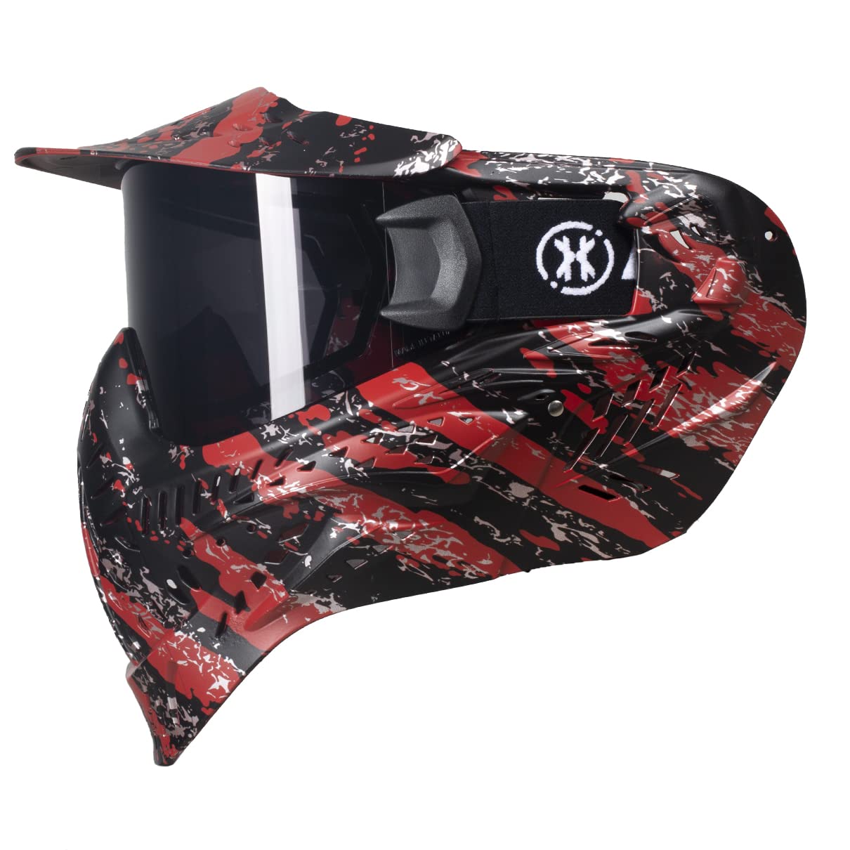 Hk Army Hstl Paintball Goggle - Fracture Black/Red