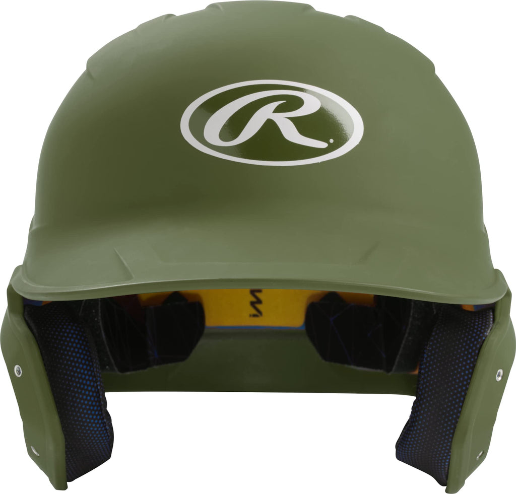 Rawlings | Mach Batting Helmet | Matte Military Green | Senior (6 7/8'' - 7 5/8'')