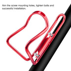 Fivebox Bike Water Bottle Cage, 1Pack Cycling Bicycle Water Bottle Cage Holder Bracket For Mountain Bike Mtb Road Bike, Bike Acc