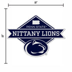 Rico Industries Ncaa Penn State Nittany Lions Diamond Shape Cut Pennant - Home And Living Room D  Cor - Soft Felt Ez To Hang