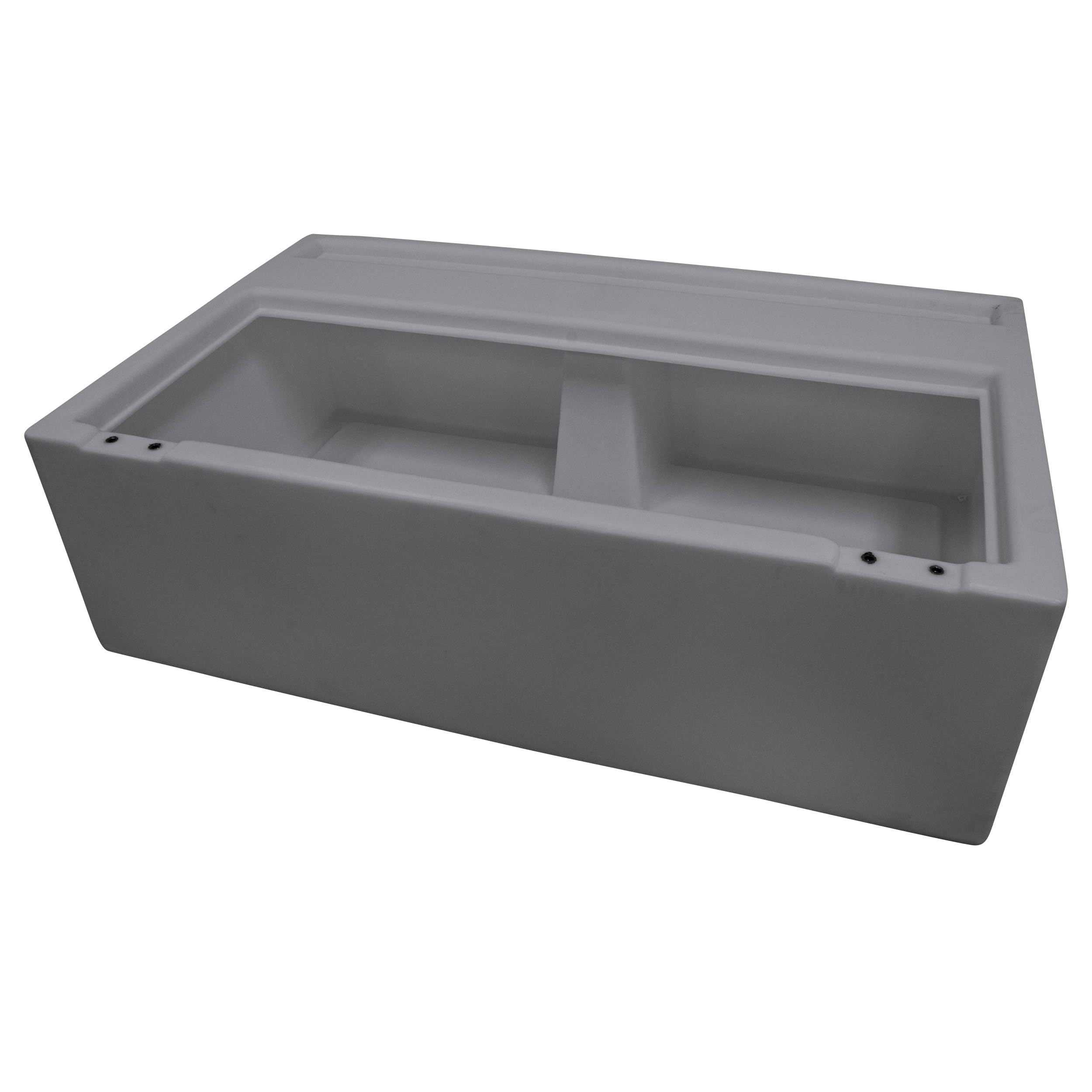 Wise 8WD100-1B-221 DLX Series 37 Pontoon Bench Seat - Base Only - Grey