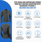 Sharkskin Titanium 2 Chillproof Long Sleeve Full Zip (Male), X-Large