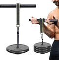 Allyson Fitness Forearm Blaster Wrist Roller  Forearm Muscle Workout Equipment with Soft Foam Grip Handles  Fit 1 inch Weight