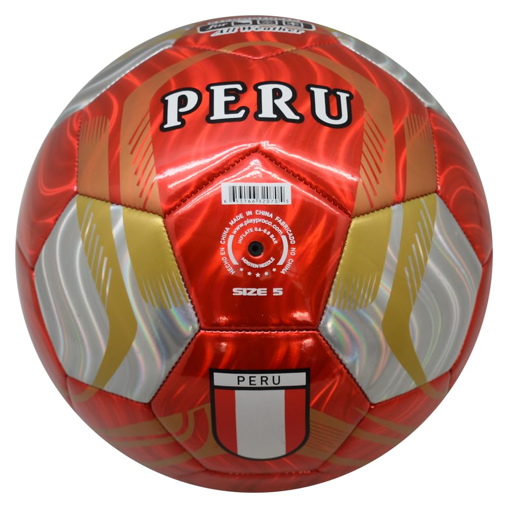 PLAYPRO Country Training Soccer Ball: World Edition (Peru, 5)
