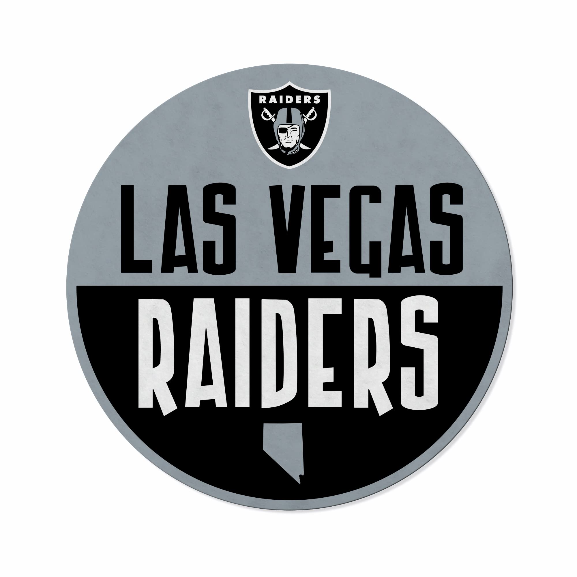 Rico Industries Nfl Football Las Vegas Raiders Classic Shape Cut Pennant - Home And Living Room D  Cor - Soft Felt Ez To Hang