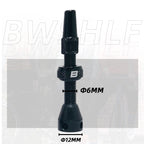 Bwshlf Black Tubeless Presta Valve Stem 40Mm / 44Mm, Super Light Alloy Presta Valve Stem Kit With Valve Core Remover Tool And Va