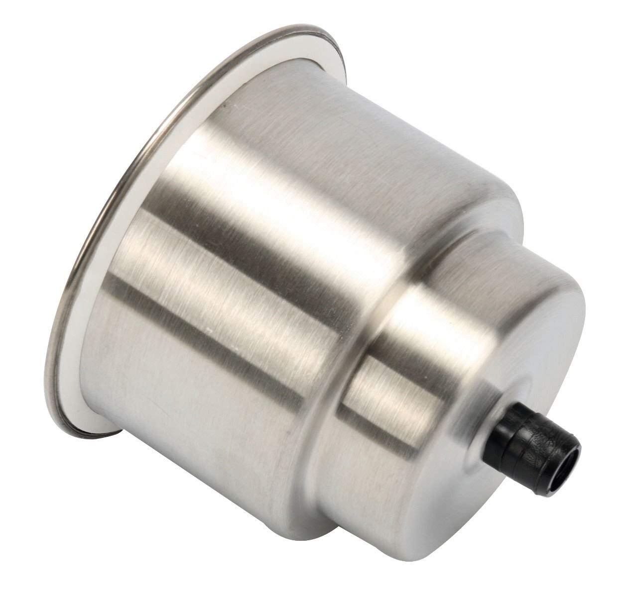 Amarine Made 4Pcs Stainless Steel Cup Drink Holder With Drain For Marine Boat Rv Camper