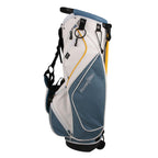 Powerbilt TPS Dunes 14-Way Blue/White Synthetic Leather Golf Stand Bag