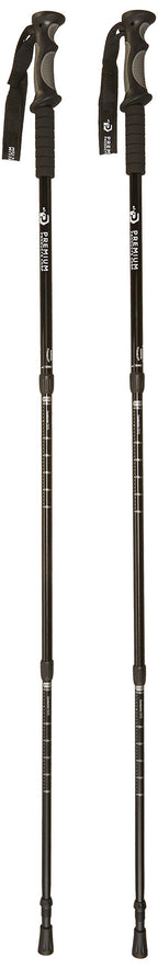 Trekking Poles - Collapsible Anti Shock Light Weight Aluminum For Hiking/Walking -Free Carry Bag With 4 Different Trekking Pole