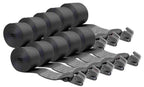 Mytee Products Winch Straps 4 X 30 Black Heavy Duty Tie Down Wflat Hook Wll 5400 Lbs  4 Inch Cargo Control For Flatbed Truck Uti