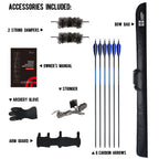 Sanlida Archery 68    Royal X8 Longbow Traditional Wooden Hunting Bow Handmade Hunting Bow And Arrows Kit For Adults & Tradition