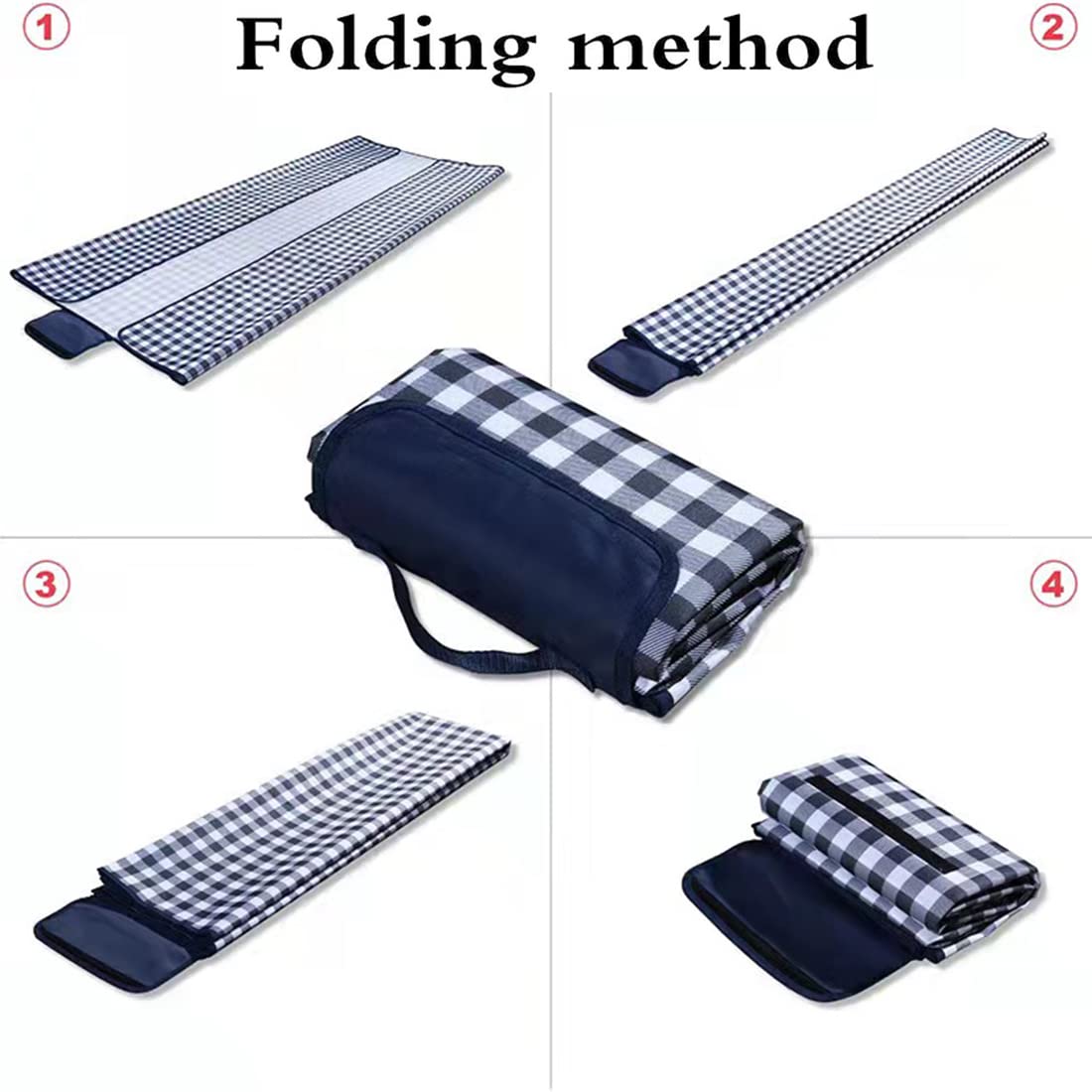 K Y Kangyun Picnic Blanket|Beach Mat|Picnic Blanket For Indoor And Outdoor, 80'' X 57'' Sandproof Waterproof Larger Mat For Beac