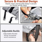 Bike Covers, Outdoor Waterproof Bicycle Covers With Lock Hole For Mountain Road Electric Bikes