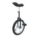 DYNAMI 16 Inch Unicycle with Excellent Steel Frame,Leakproof Tire,Adjustable Height,Curved PU Seat,Mute Bearing,Anti-Slip Design