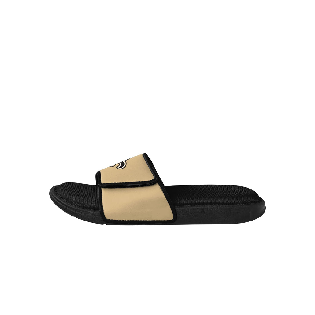 FOCO New Orleans Saints NFL Mens Foam Sport Slide - L