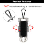 Cosmos Golf Glove Grabber Holder Golf Glove Belt Keeper Strap, Both Sides Loop With Metal Clip And Keyring, On Course Golf Club