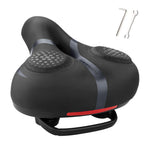 Rockbros Bike Seat For Men Women Comfort Wide Gel Bike Seat Replacement,Breathable Waterproof Padded Bicycle Saddle, Compatible