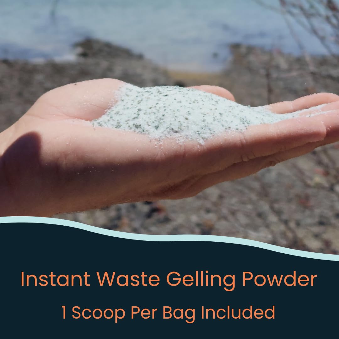 Cleanwaste Toilet In A Bag - Diy Kit, 15 Pack, Camping & Travel