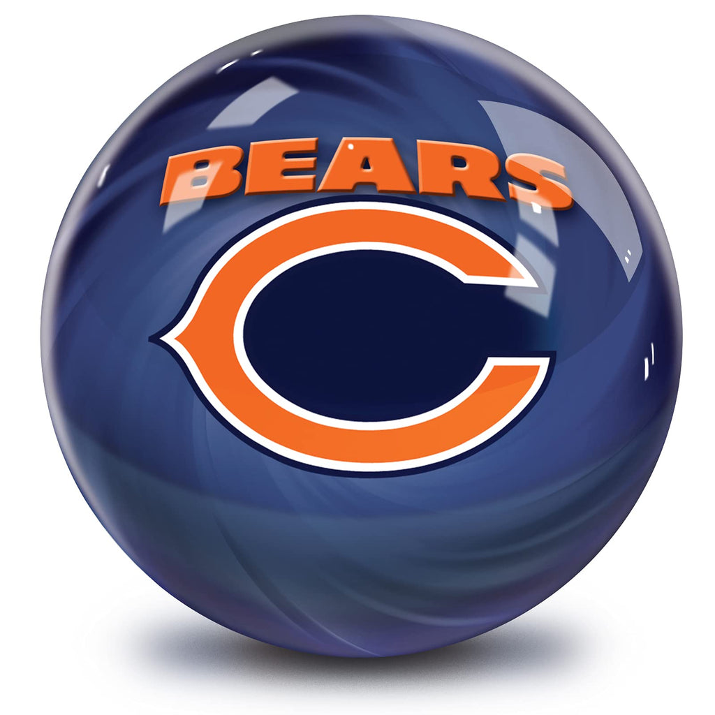 Kr Strikeforce 2013 Nfl Chicago Bears Bowling Ball, Navy Blue/Orange, 12 Lb