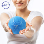 Yes4All Soft Weighted Toning Ballmedicine Ball & Exercise Pilates Ring - Multi Colors & Weights Available (Blue - Size: 2Lbs)