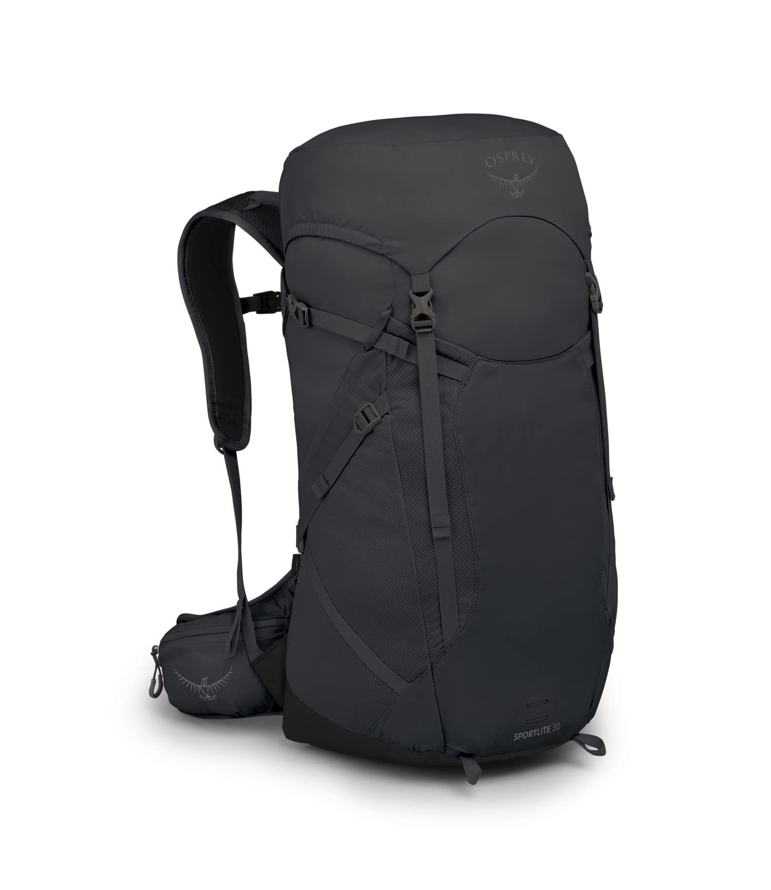 Osprey Sportlite 30L Lightweight Hiking Backpack for Men and Women, Dark Charcoal Grey, S/M