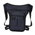 Heavenglow Mens Waist Bag Motorcycle Drop Leg Bag Fanny Pack For Riding Walking Outdoor Dark BlueSporting GoodsOutdoor Sports