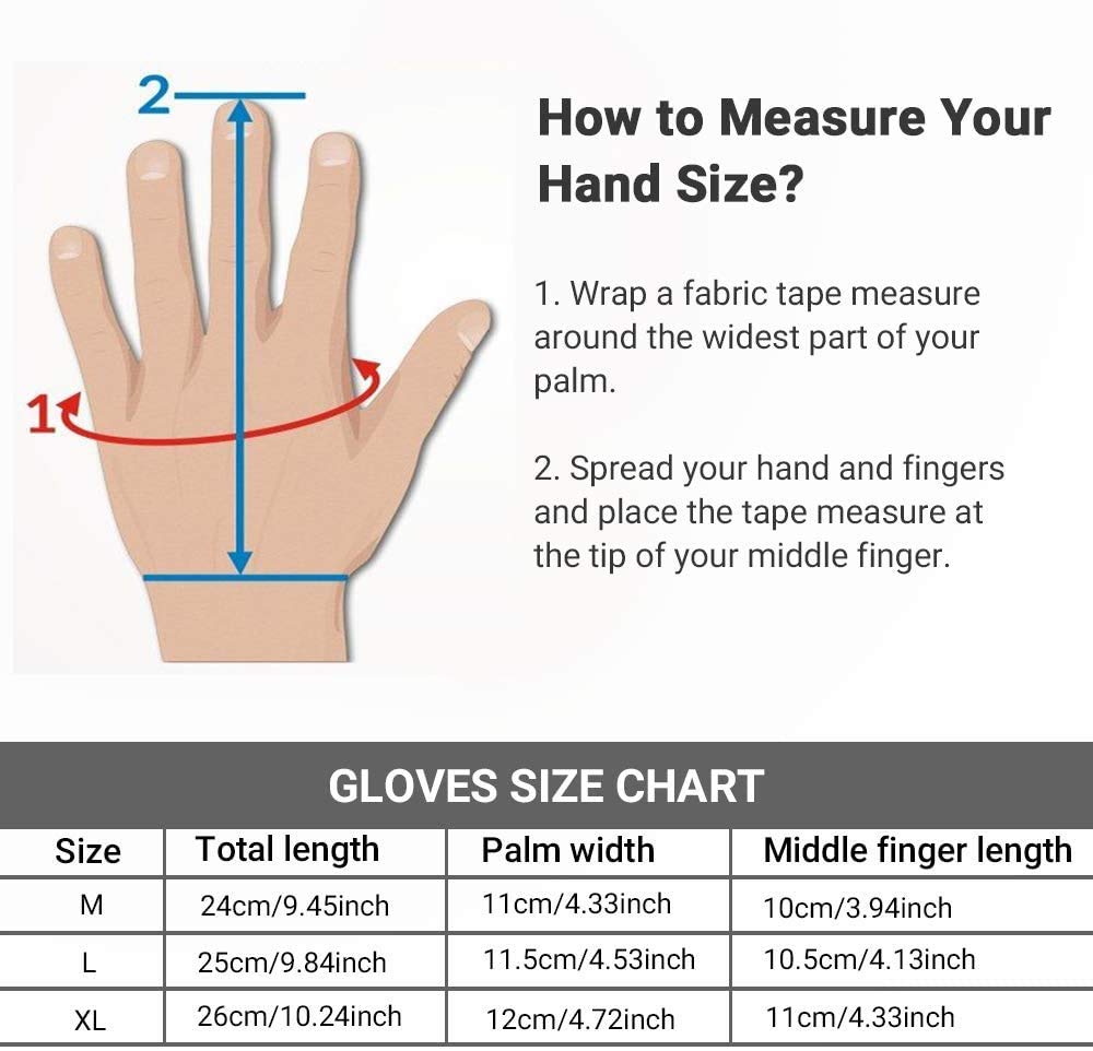 Workout Gloves, Full Palm Protection & Extra Grip, Gym Gloves For Weight Lifting, Training, Fitness, Exercise (Men & Women), Bla