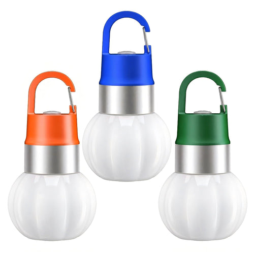 3-Pack Rechargeable LED Camping Lanterns, Mini Tent Light with 10 Modes & Hanging Clip, IPX5 Waterproof Small Outdoor Ambient Li