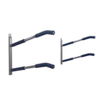 Sparehand Glacik Wall Mount Storage Rack - G-62L Steel Cradle Arms With 120 Lbs. Weight Capacity - 2-Tier Storage System For Fit