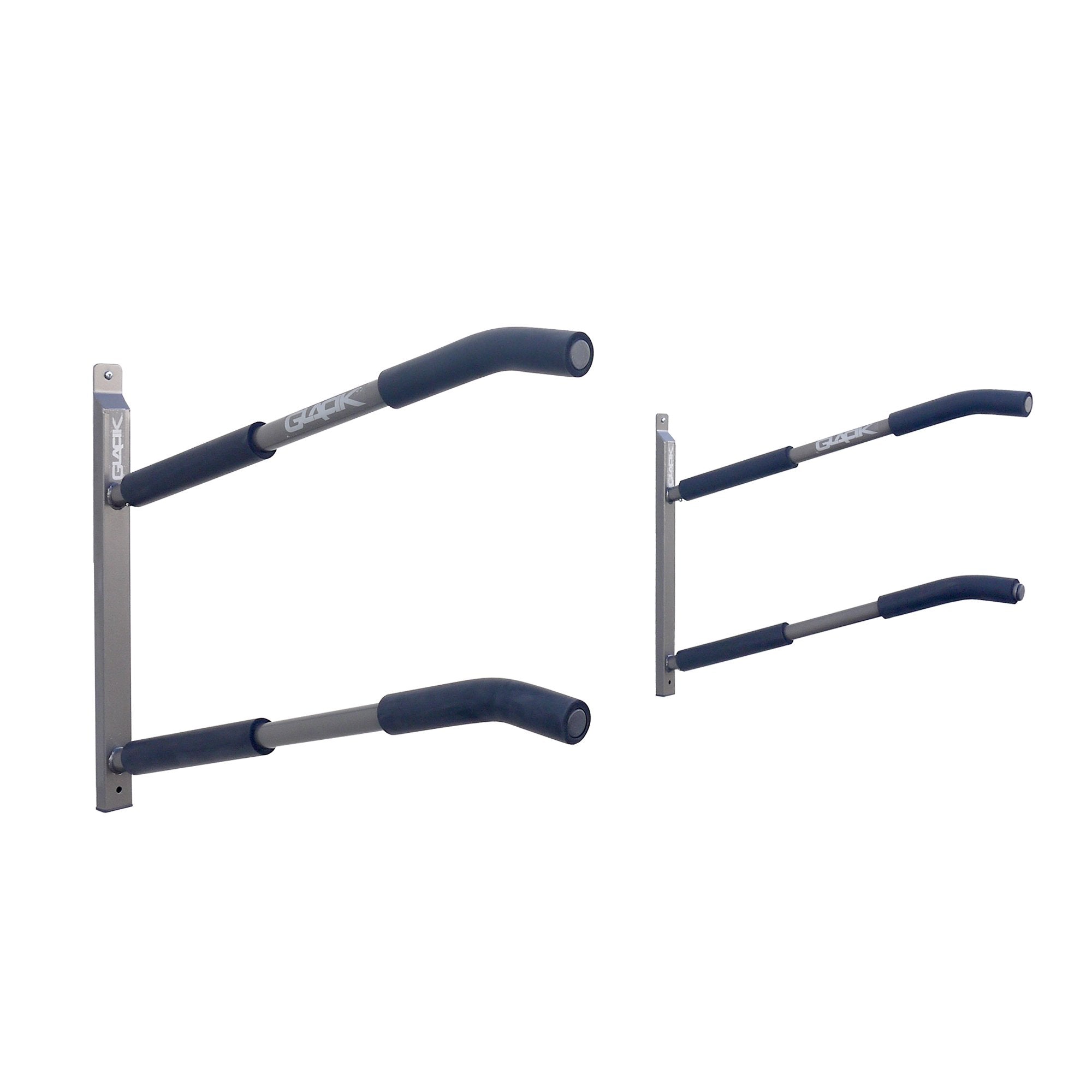 Sparehand Glacik Wall Mount Storage Rack - G-62L Steel Cradle Arms With 120 Lbs. Weight Capacity - 2-Tier Storage System For Fit
