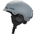 Ski Helmet for Adults Snowboard Helmet Men Women Youth Certified Snow Sports Helmet for Skiing Snowboarding (Gray, Large: 22.5-2