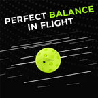 Yotiger Pickleball Balls, 12 Pack 40 Holes Outdoor Pickleball Balls, High Visibility And Bounce, Stylish And Durable Pickleball