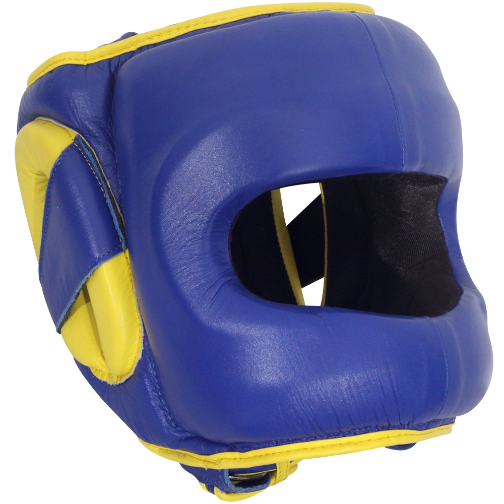 Ringside Deluxe Face Saver Boxing Headgear, S/M, Red