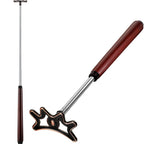 Sumind Retractable Pool Bridge Stick - Billiards Accessories Cue Bridge With Removable Head And Wooden Handle, Ideal For Pool Ta