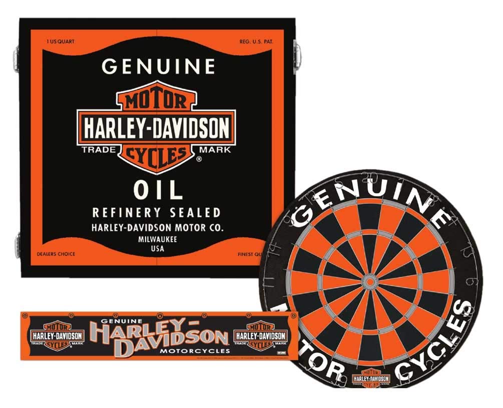 Harley-Davidson 61992 Oil Can Dart Cabinet Kit